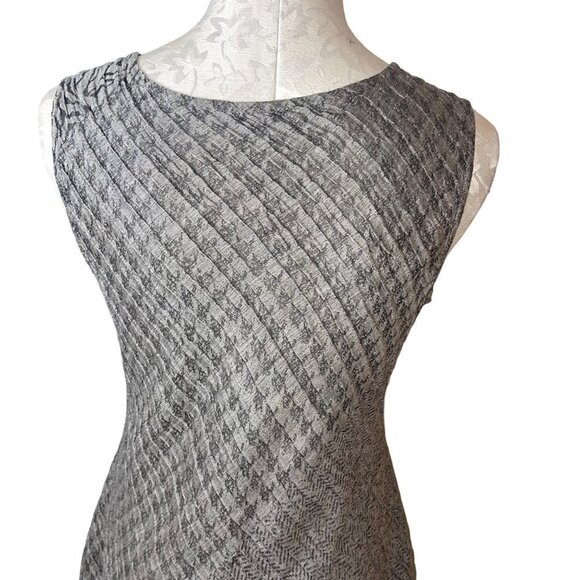 Igor Womens Dress Size Medium Gray Paloma Midi Sleeveless Pockets Linen - Picture 4 of 10